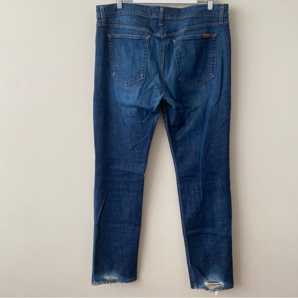 Joe's Jeans The Brixton Dark Blue Slim Men's Jeans Size 36 Distressed - Picture 8 of 9